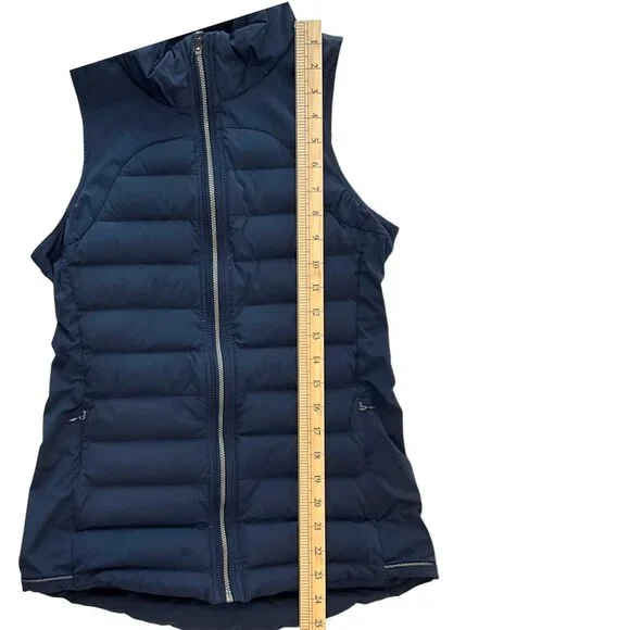 Lululemon Fluffed Up Vest Inkell Womens 4 Insulated Puffer Full Zip Running - Picture 10 of 11